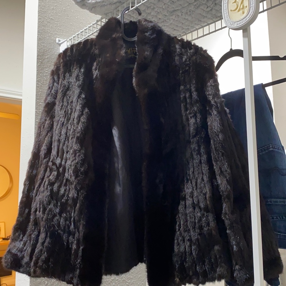 Real mink coat